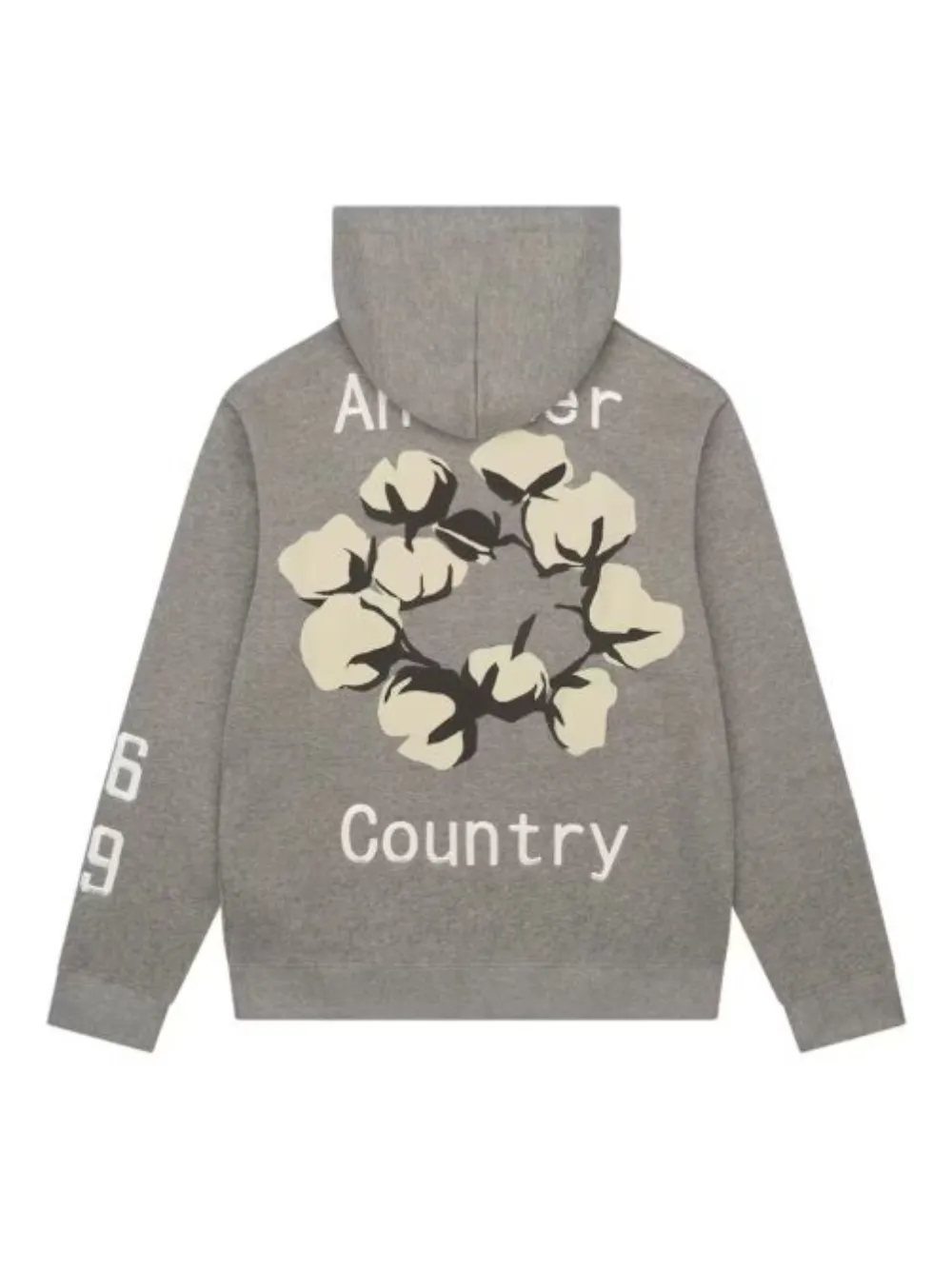 Denim Tears Cotton Graphic Hoodie In Gray