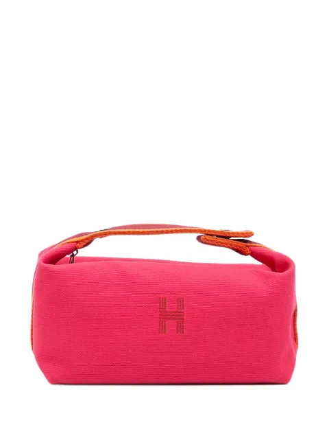 Hermès Pre-Owned 2021-2025 Small Canvas Bride A Brac Case vanity bag