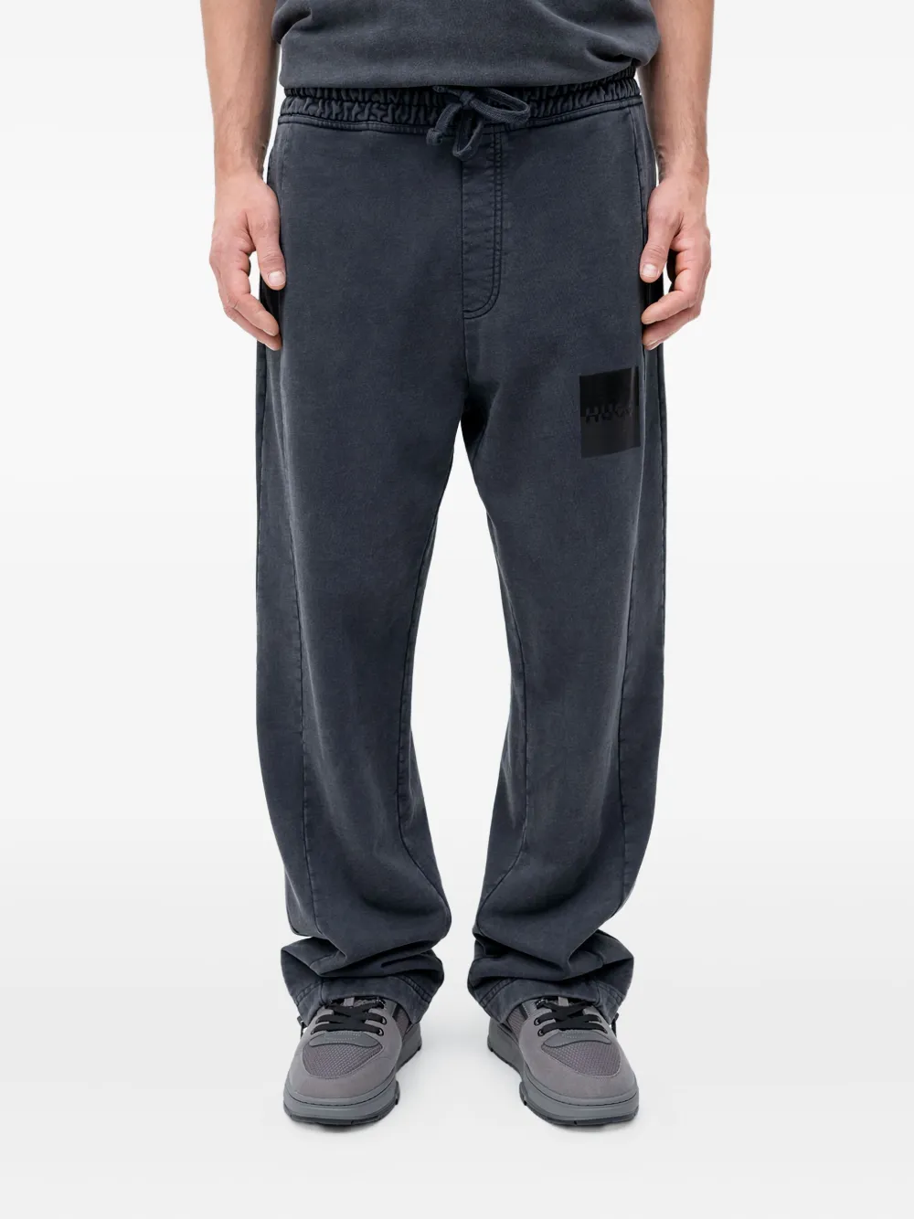 HUGO logo-detail track pants | Grey | Image 1