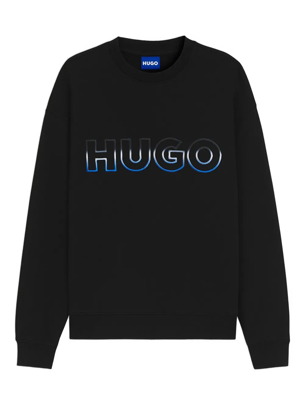 HUGO sudadera con logo bordado | negro | Image 1