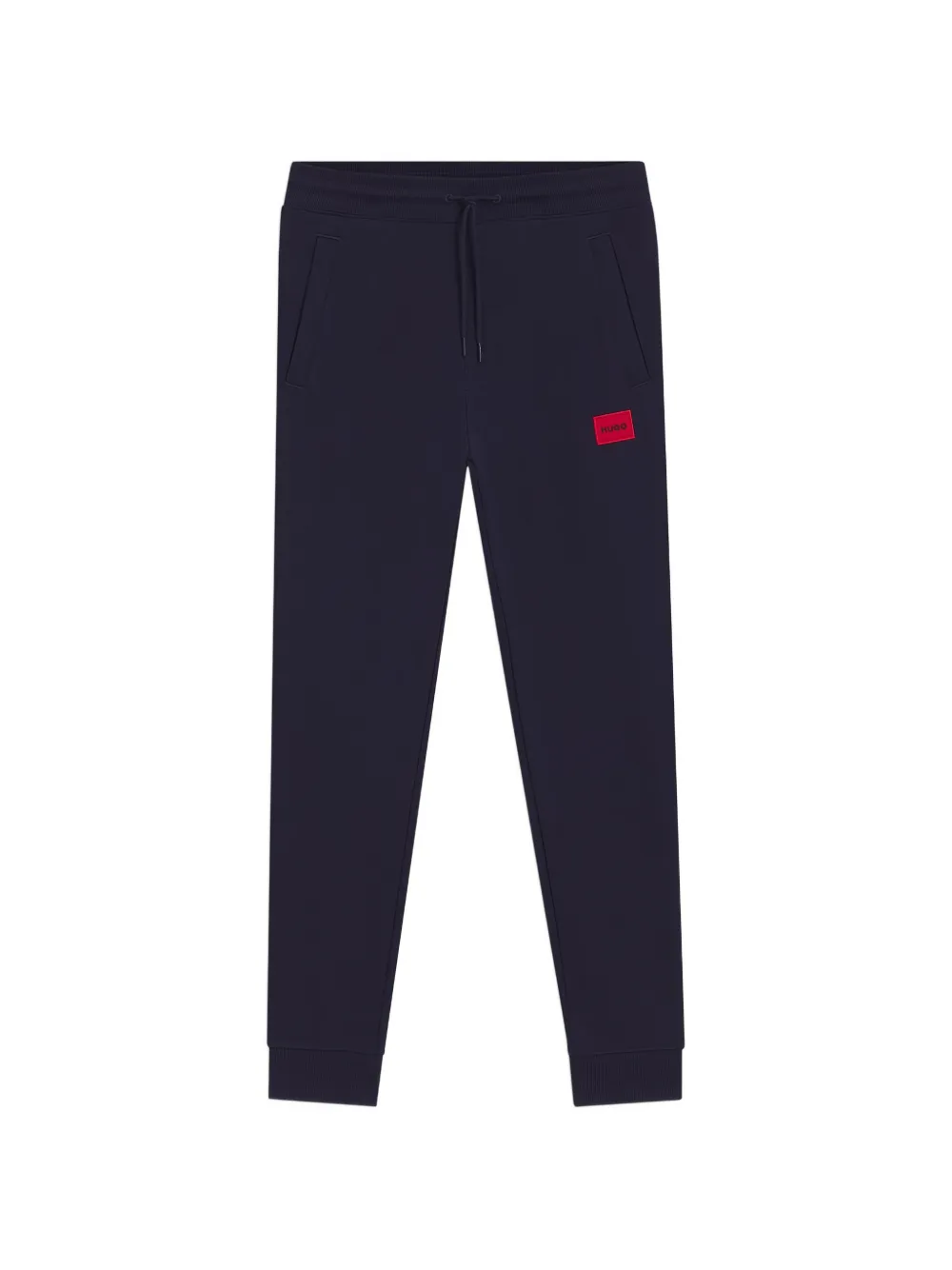 HUGO drawstring logo track pants - Blu