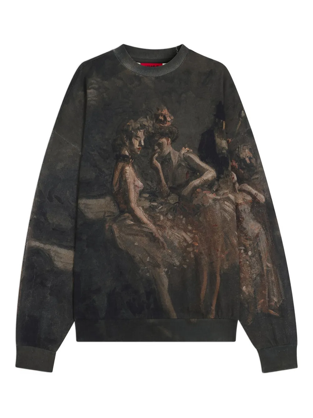 HUGO printed sweatshirt | gris | Image 1