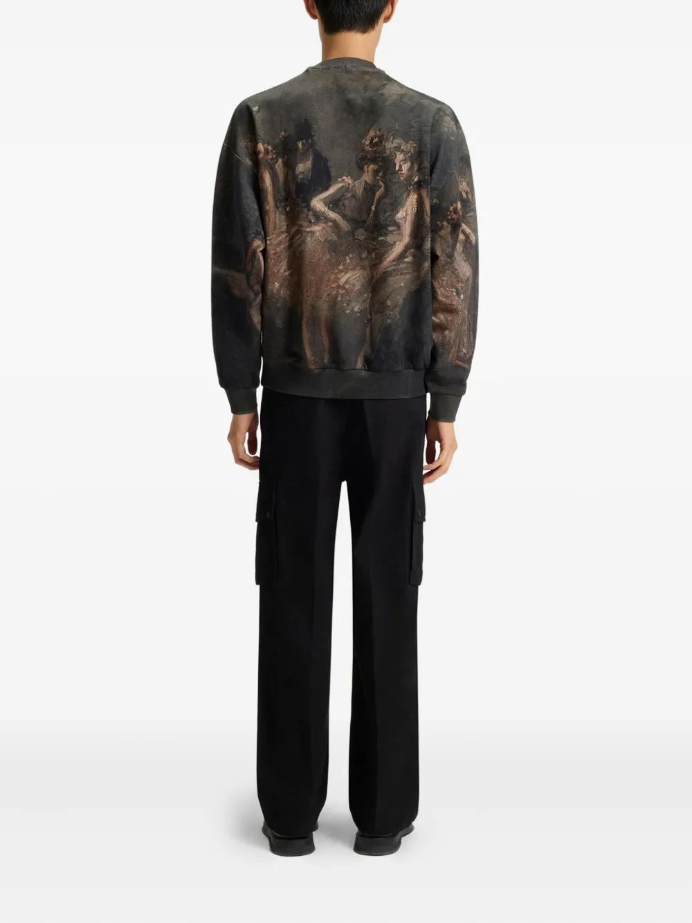 Hugo Boss Printed Sweatshirt In Black