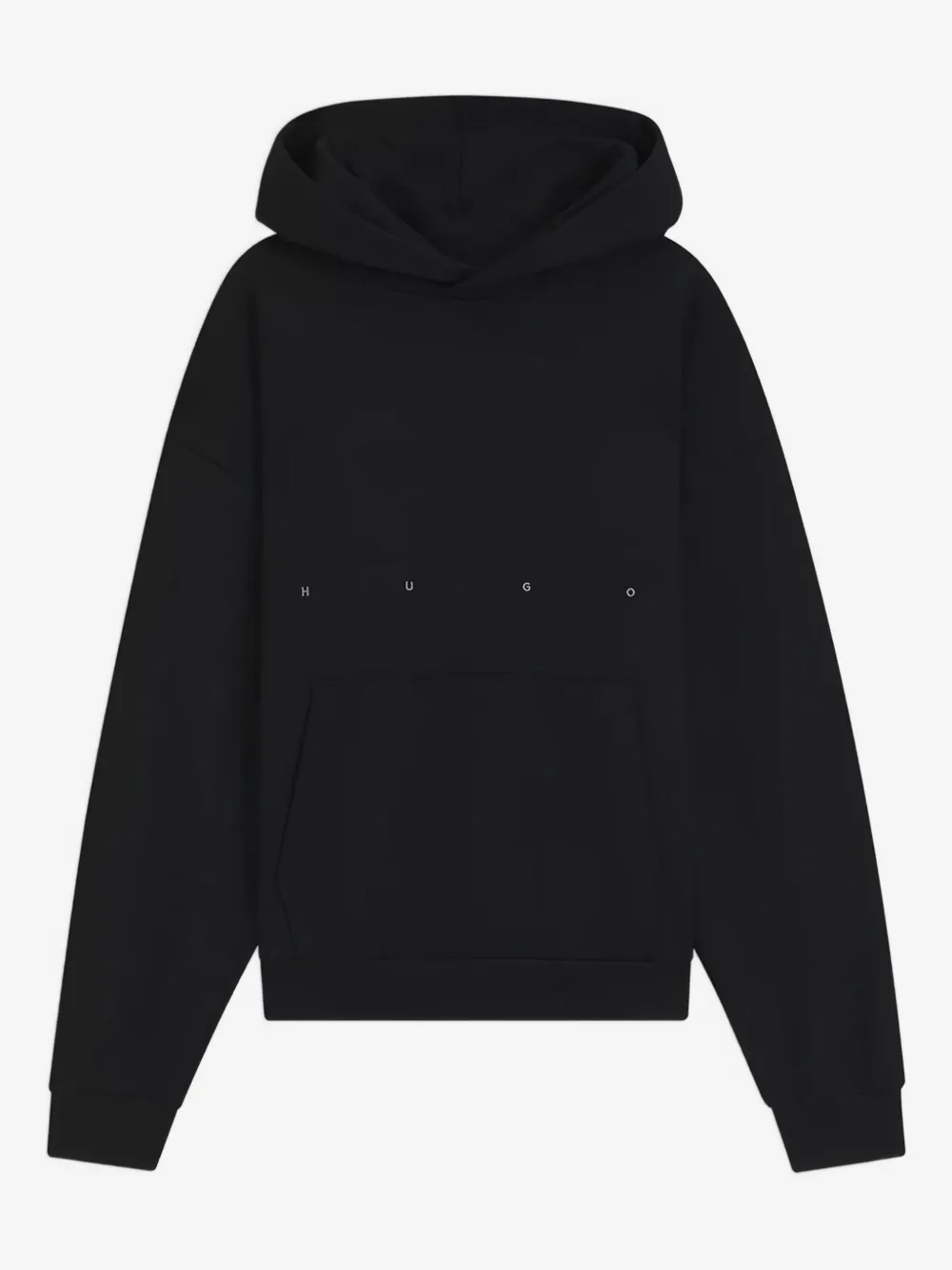 HUGO graphic-print hoodie | Black | Image 1