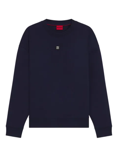 HUGO logo-plaque sweatshirt