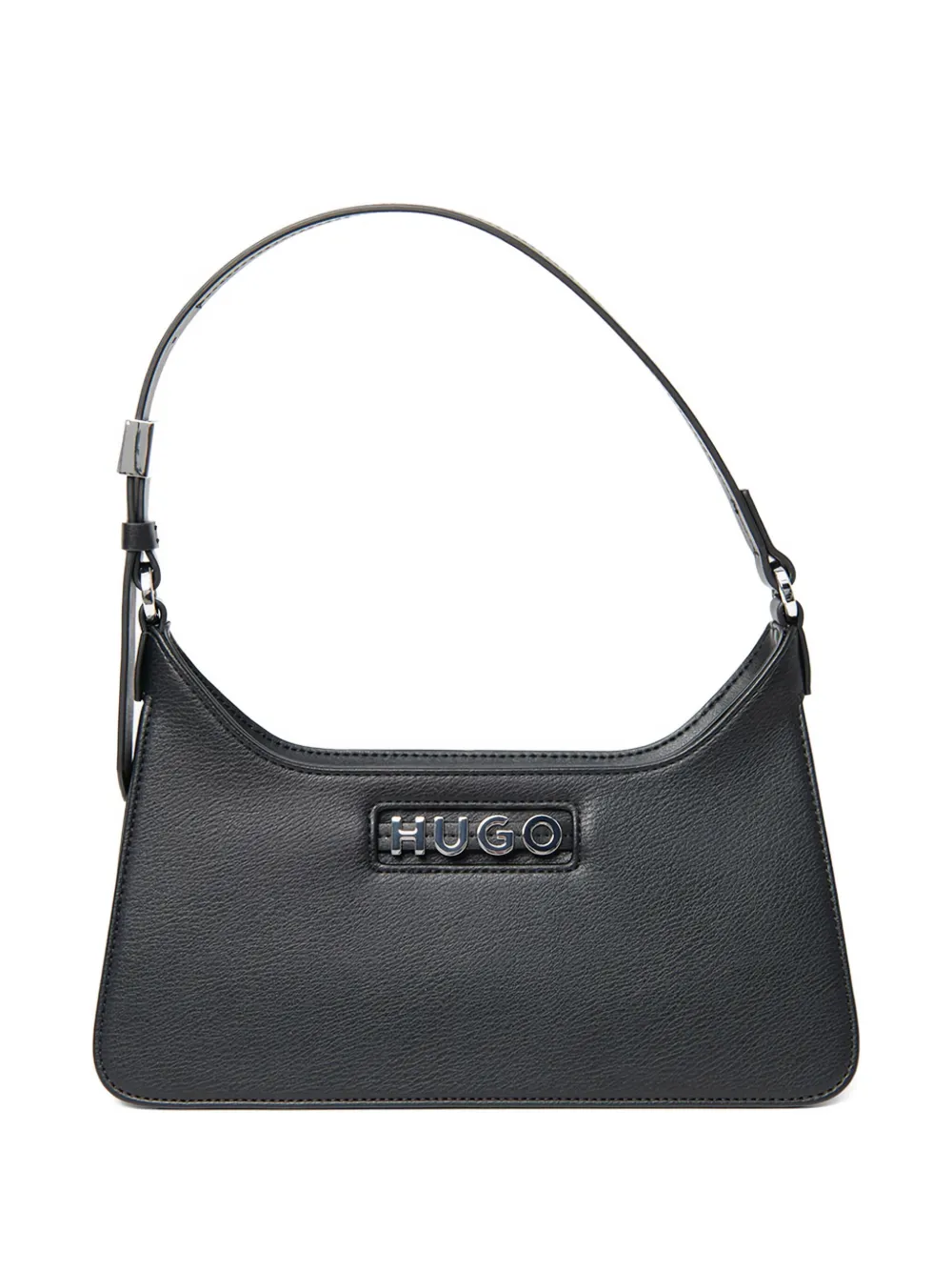 Hugo Boss Logo-plaque Shoulder Bag In Black