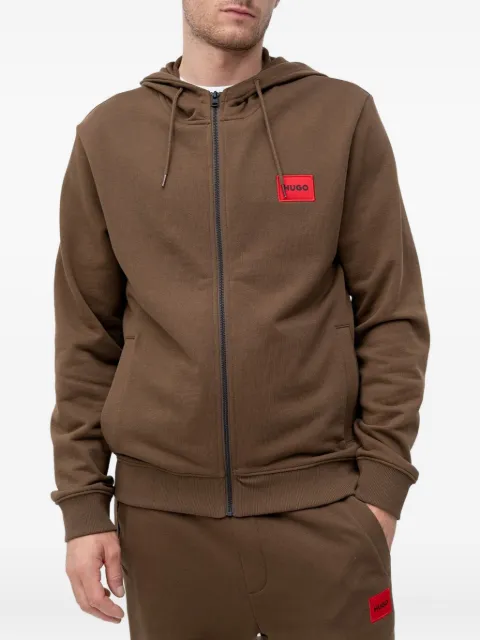 HUGO zip-up hooded jacket