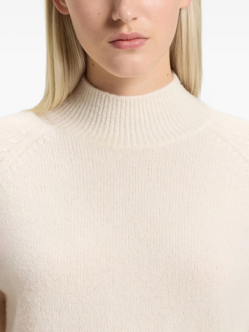 HUGO Trui met hoge hals Beige