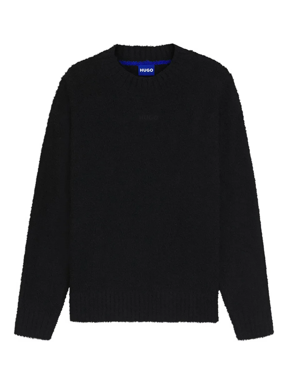 HUGO jersey con cuello redondo | negro | Image 1