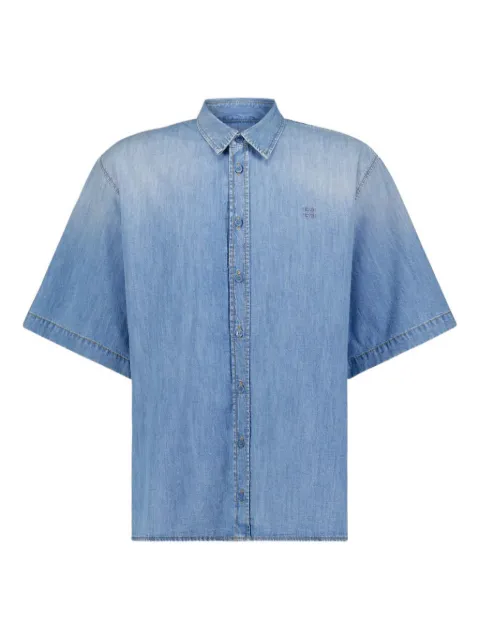 Givenchy denim short-sleeve shirt