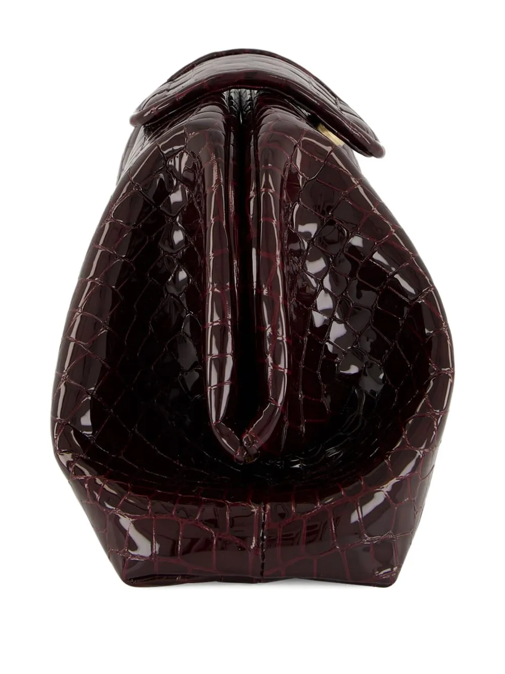 PAULA Leren clutch Rood