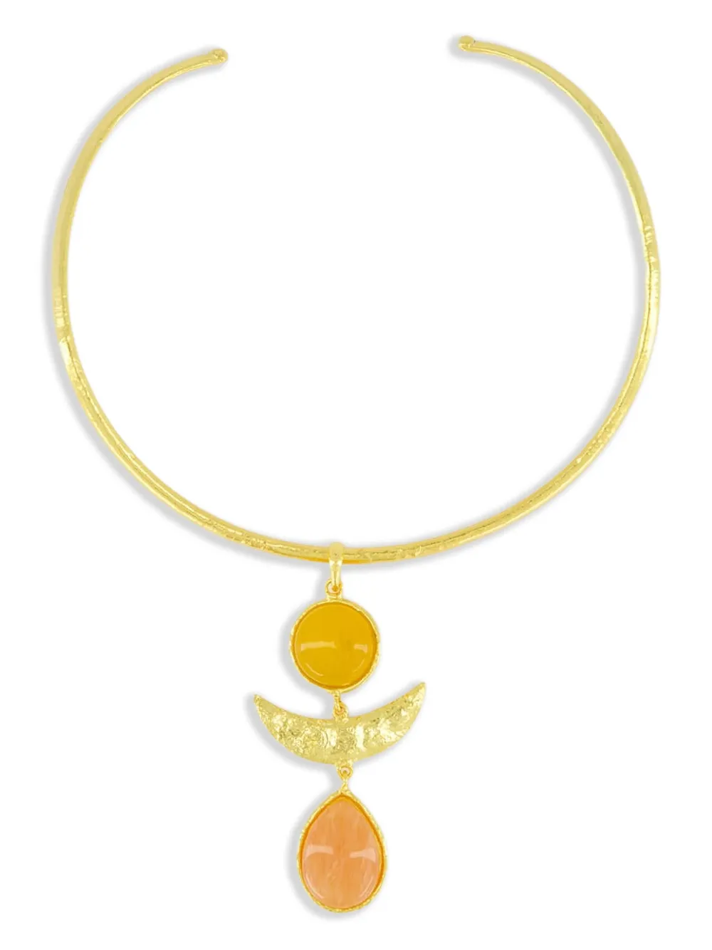 Sylvia Toledano Sunset ジオメトリックペンダント ネックレス - ゴールドトーン Sylvia Toledano Sunset ジオメトリックペンダント ネックレス - ゴールドトーン