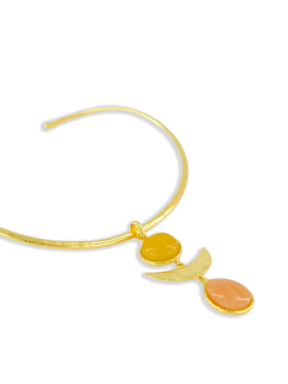 Sylvia Toledano Sunset halsketting met geometrische hanger - Goud