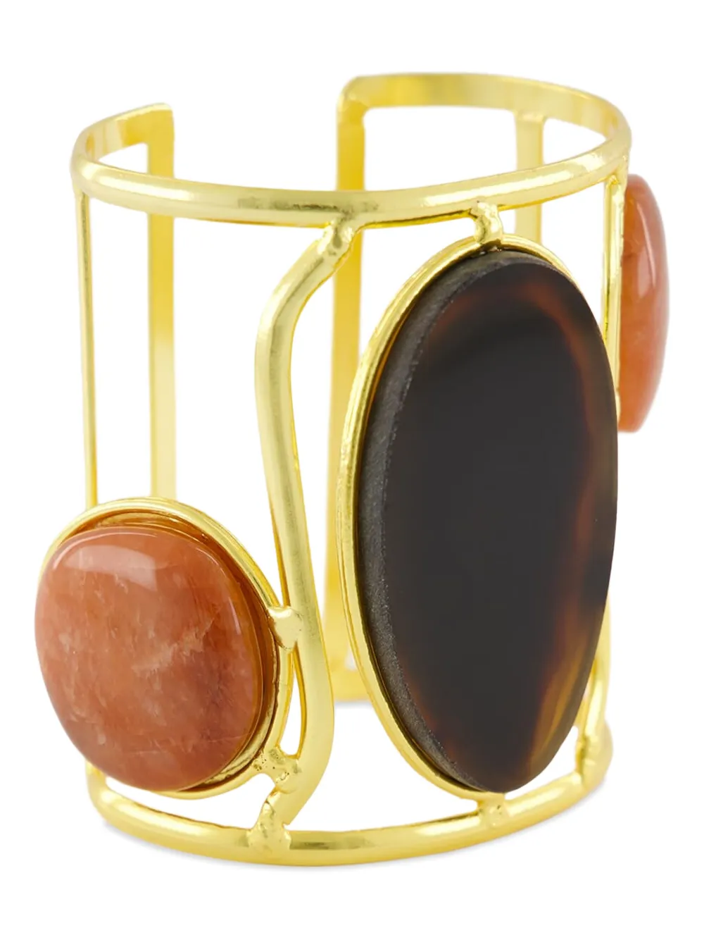 Sylvia Toledano アゲート ブレスレット - ゴールドトーン Sylvia Toledano アゲート ブレスレット - ゴールドトーン