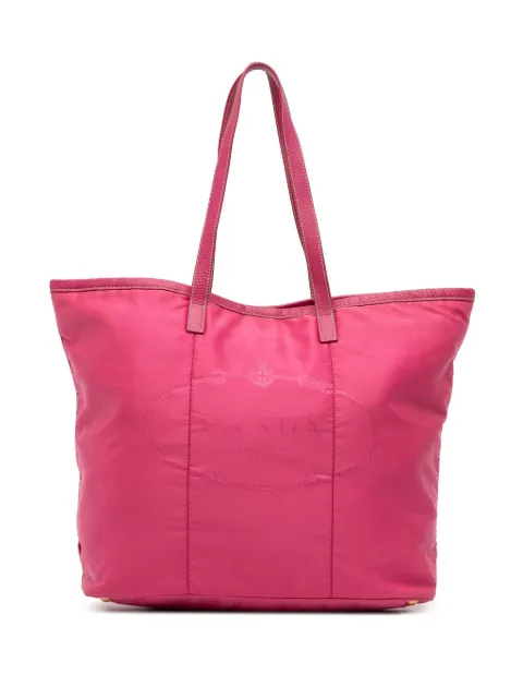 Prada Pre-Owned tote Tessuto Canapa con logo 2013-2025