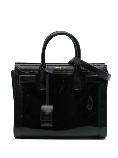 Saint Laurent Pre-Owned 2014 Nano Patent Sac de Jour satchel