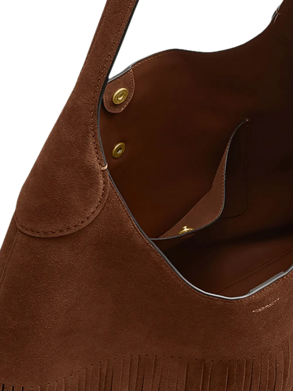 Coach Fringe Brooklyn Shoulder Bag In Brown