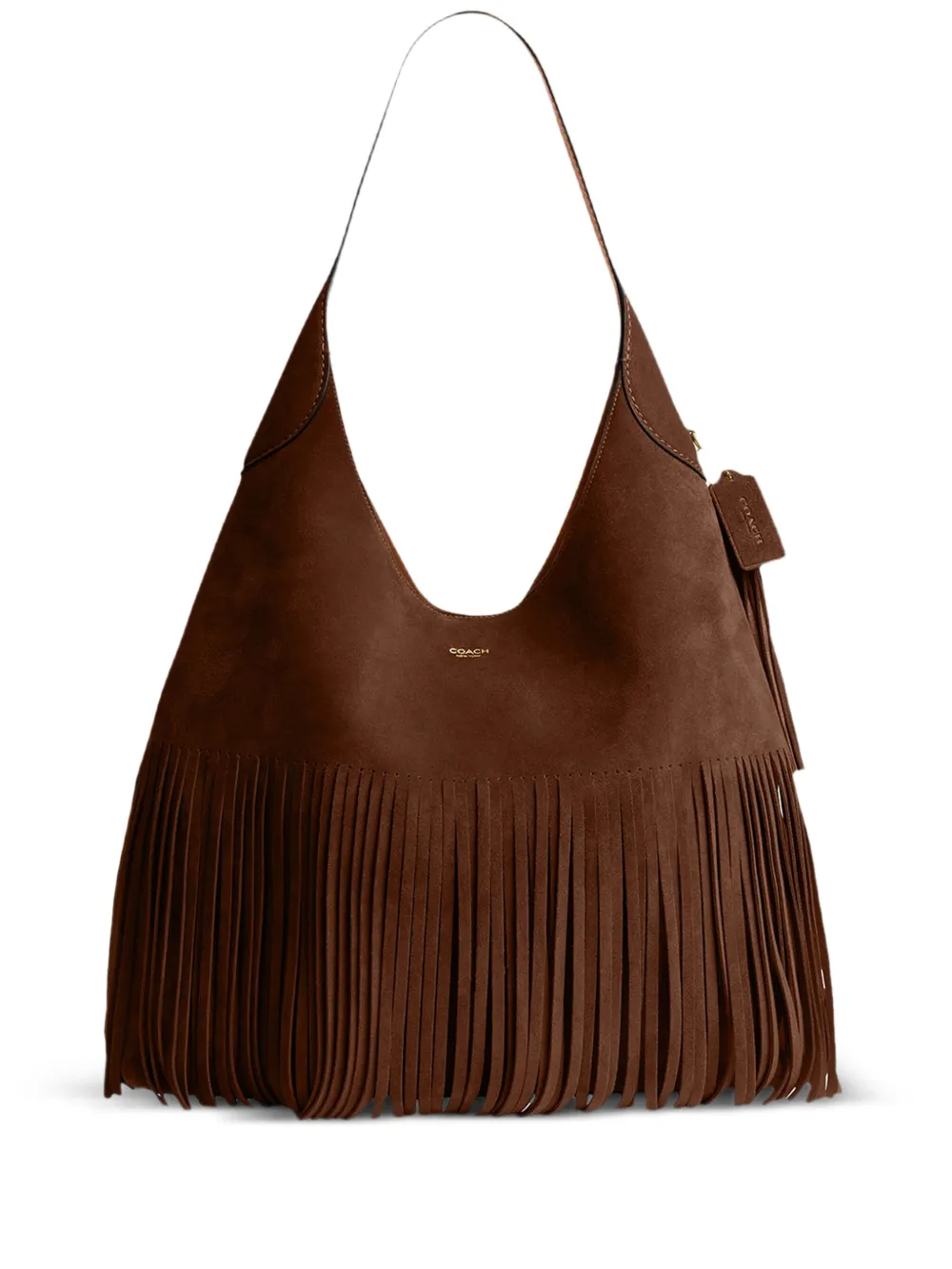 Coach Fringe Brooklyn Shoulder Bag In Brown