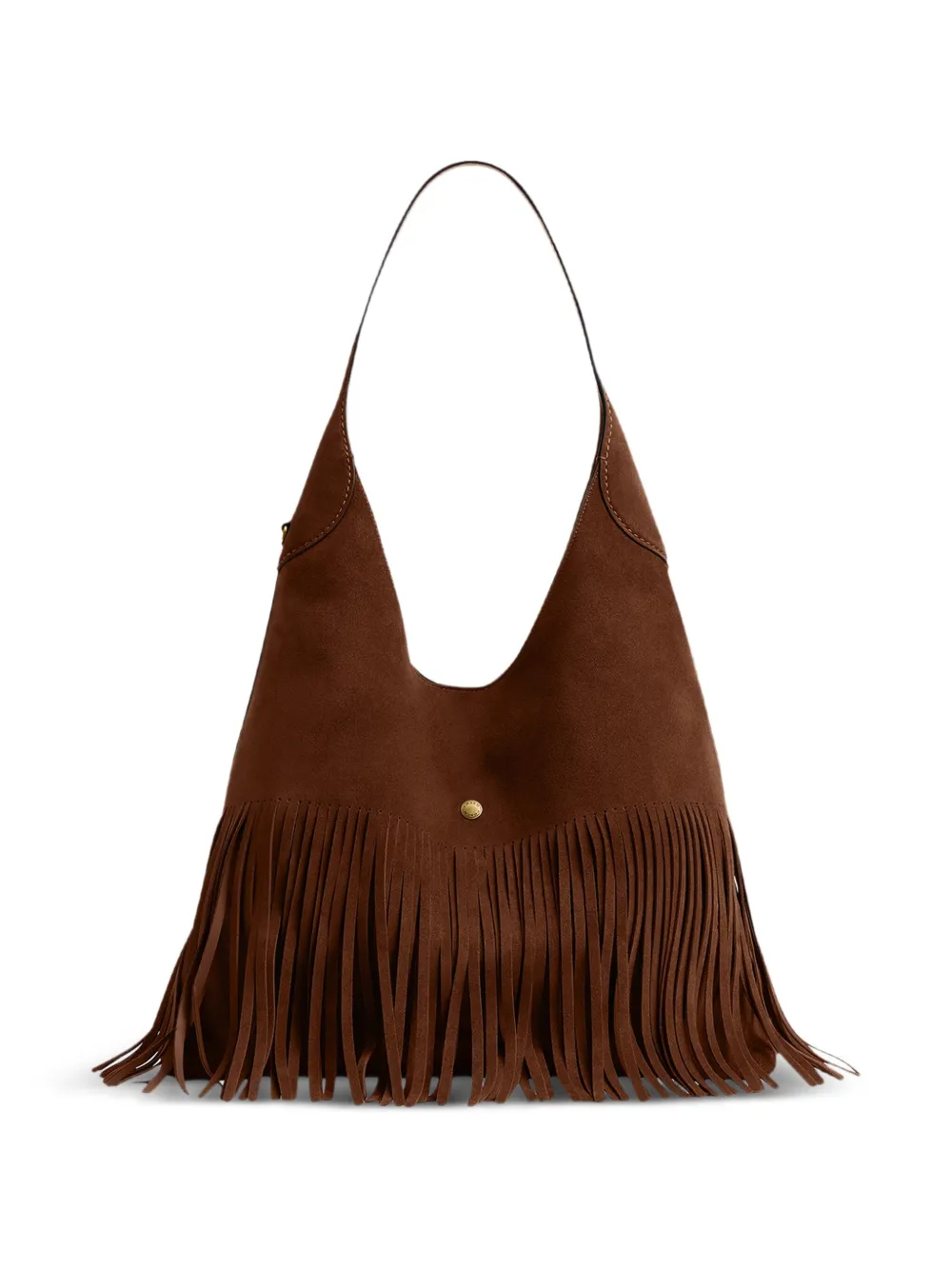 Coach Fringe Brooklyn Shoulder Bag In Brown