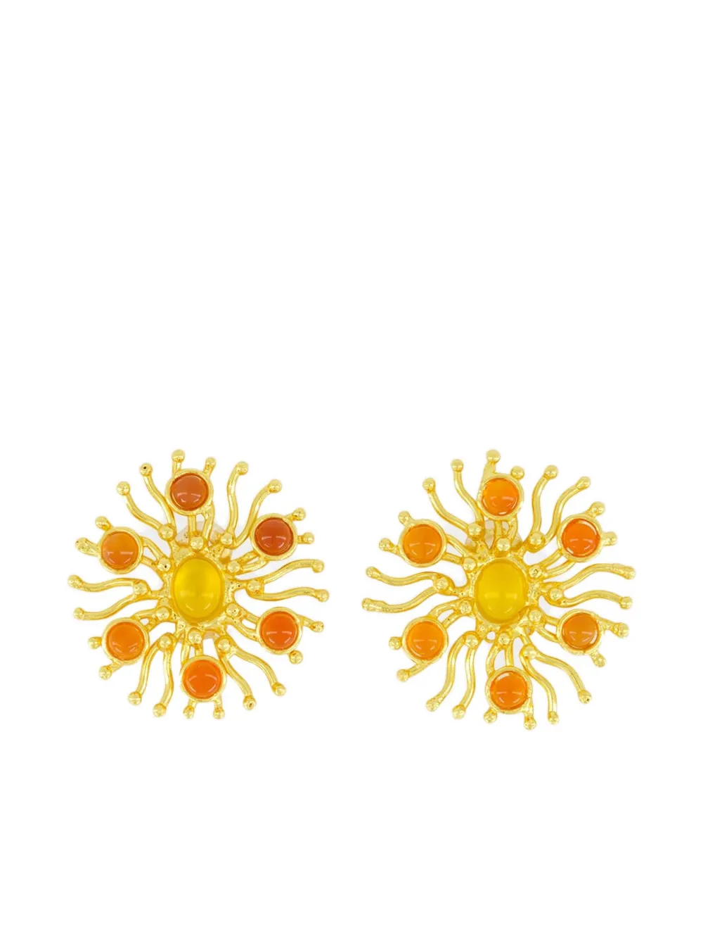 Sylvia Toledano Sunshine earrings - ゴールドトーン Sylvia Toledano Sunshine earrings - ゴールドトーン