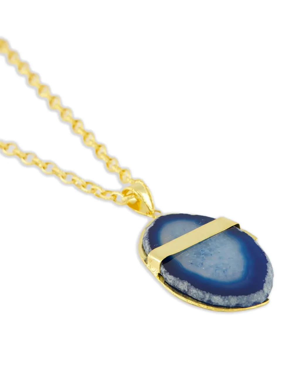  Sylvia Toledano Spellbound Agate-pendent Necklace - Gold 