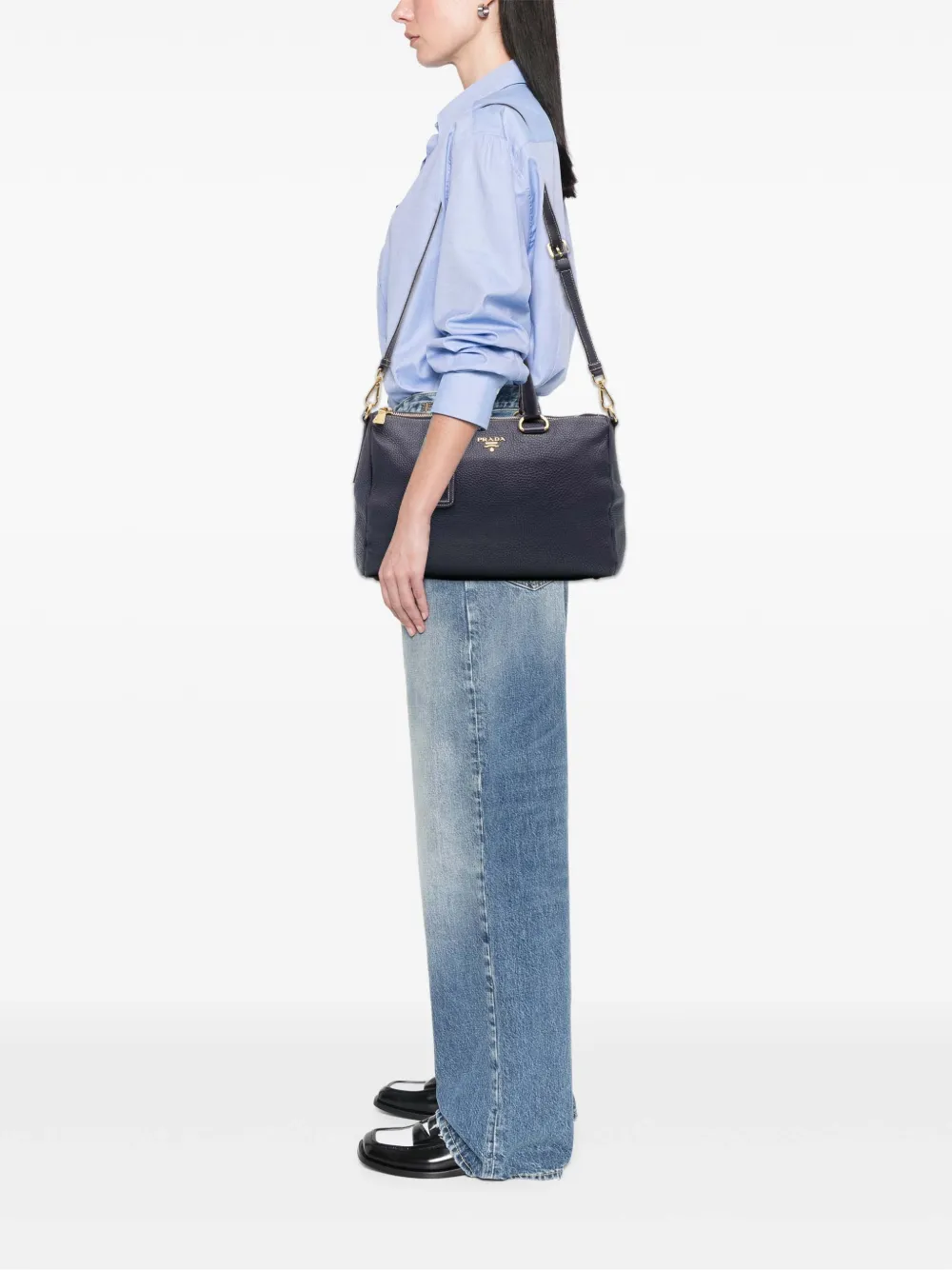 Prada Pre-Owned 2000-2025 Vitello Phenix Bauletto satchel | Pre-Owned | Image 2