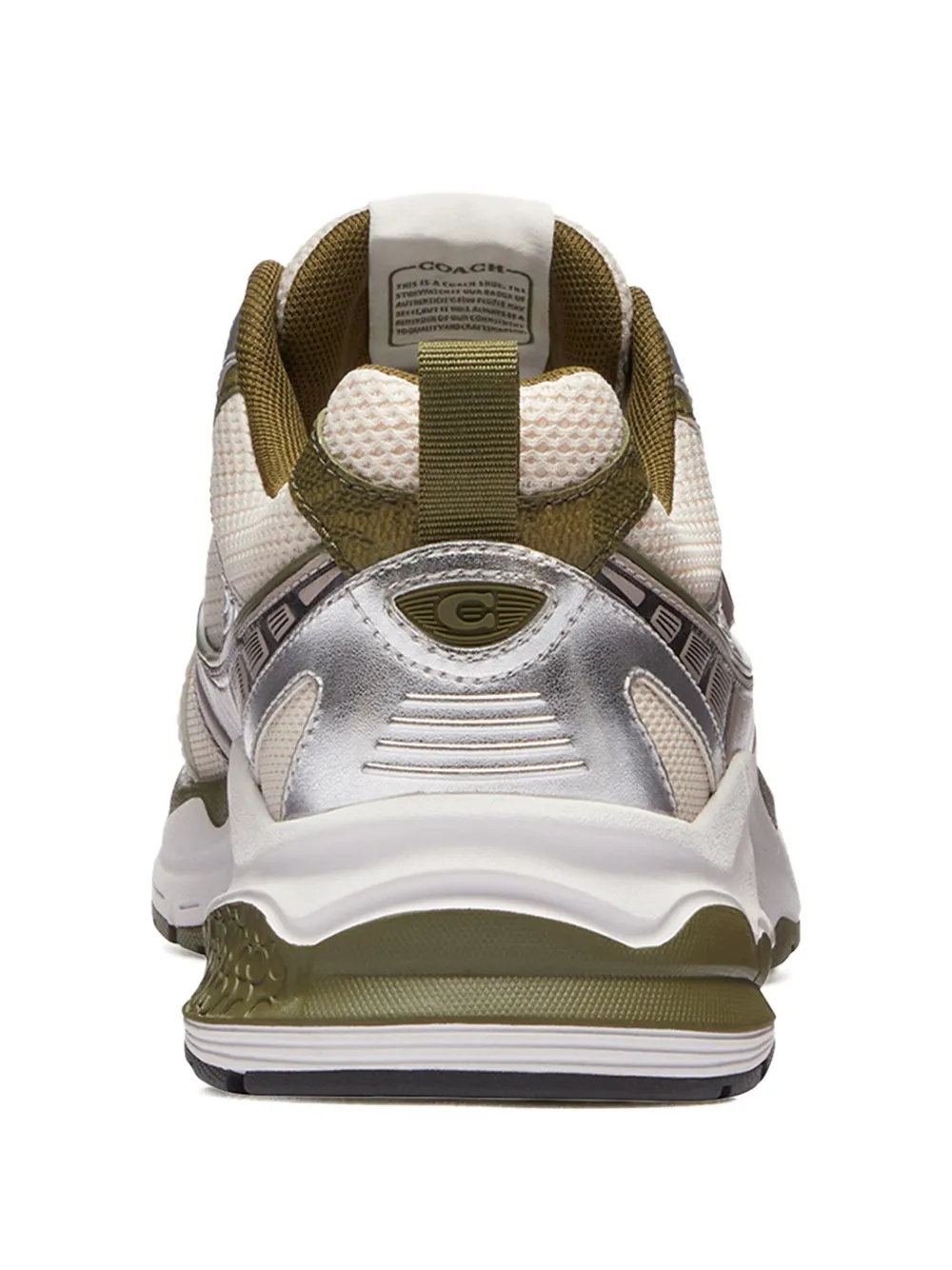 Coach Sneakers met logo Beige