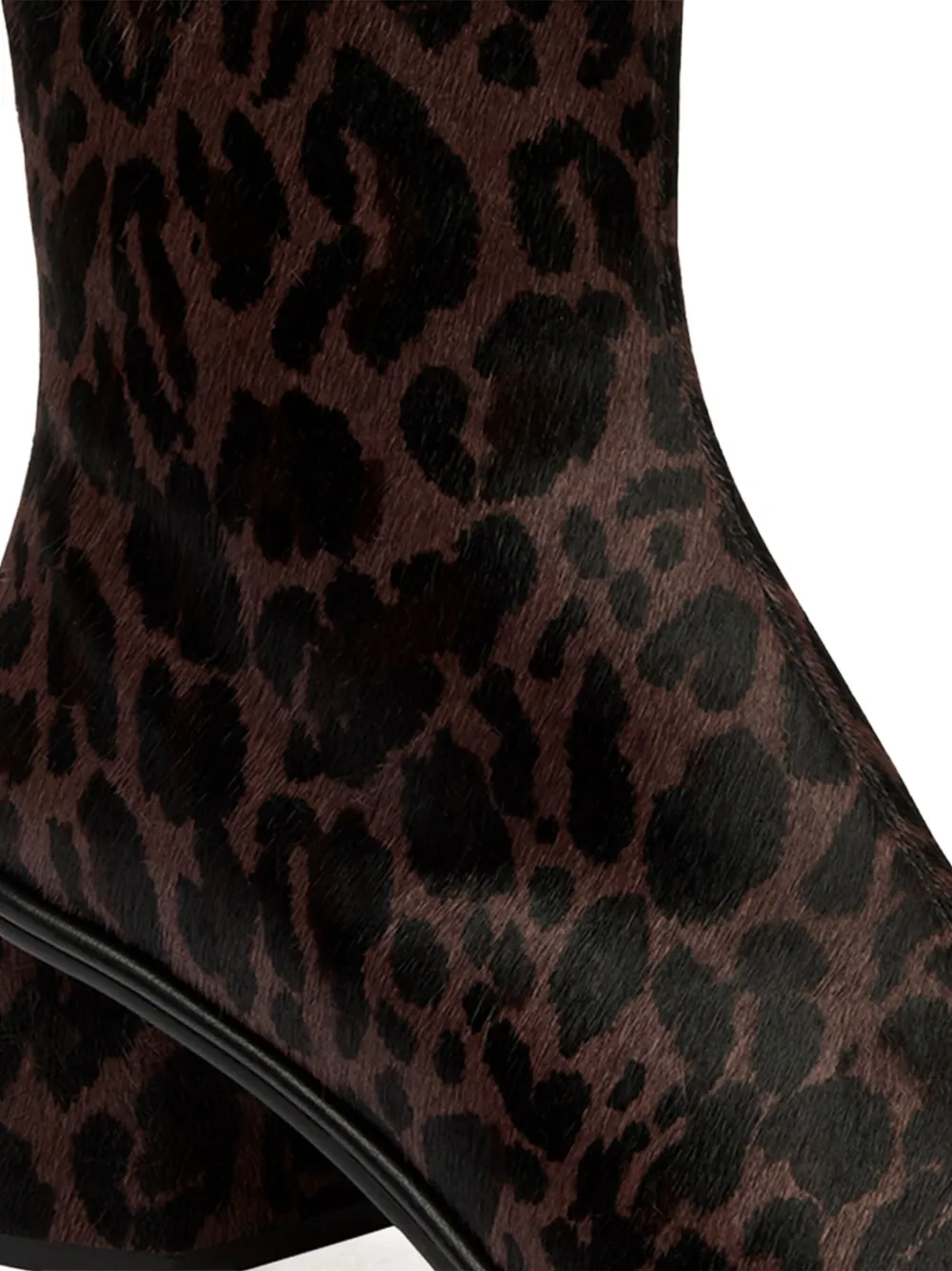 Coach Leopard-print Ankle Boots In Animal Print