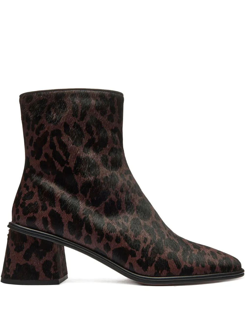 Coach Leopard-print Ankle Boots In Animal Print