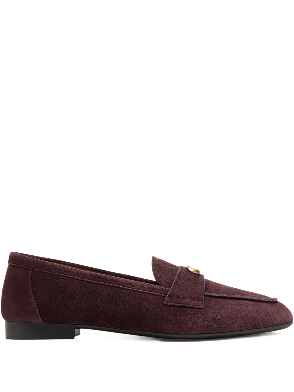 Coach Sculpted C Loafers In Purple