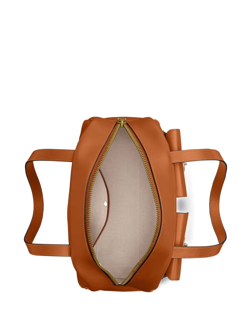 Coach Pocket Turnlock Leather Satchel In Brown