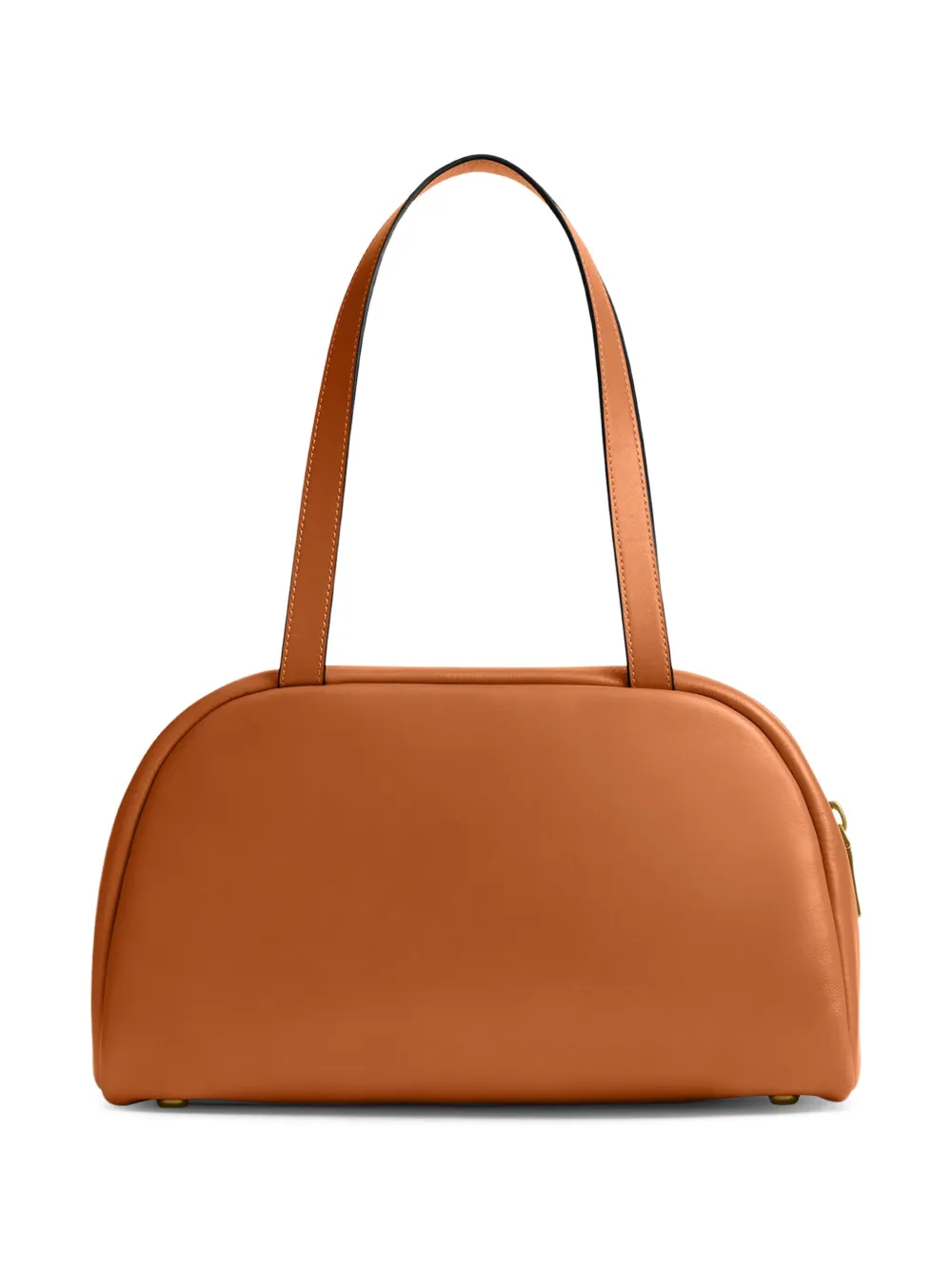 Coach Pocket Turnlock Leather Satchel In Brown