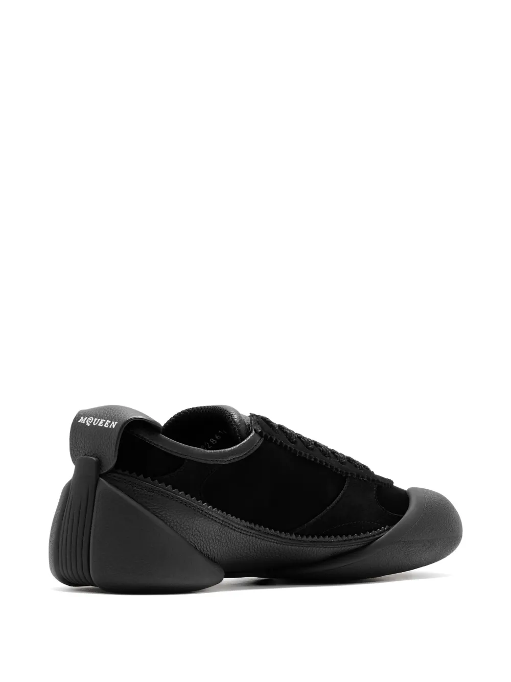 Alexander McQueen Flexion leren low-top sneakers Zwart