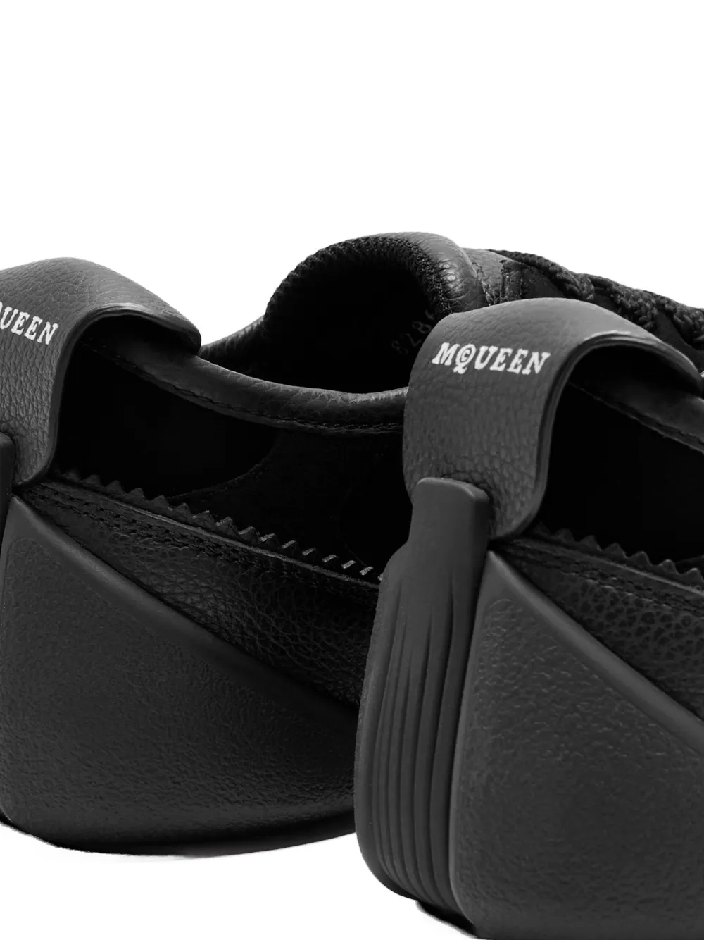 Alexander McQueen Flexion leren low-top sneakers Zwart