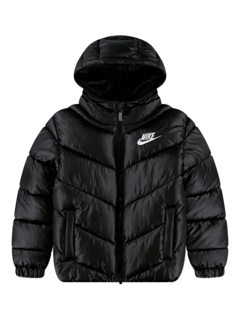 Nike Kids hooded quilted jacket