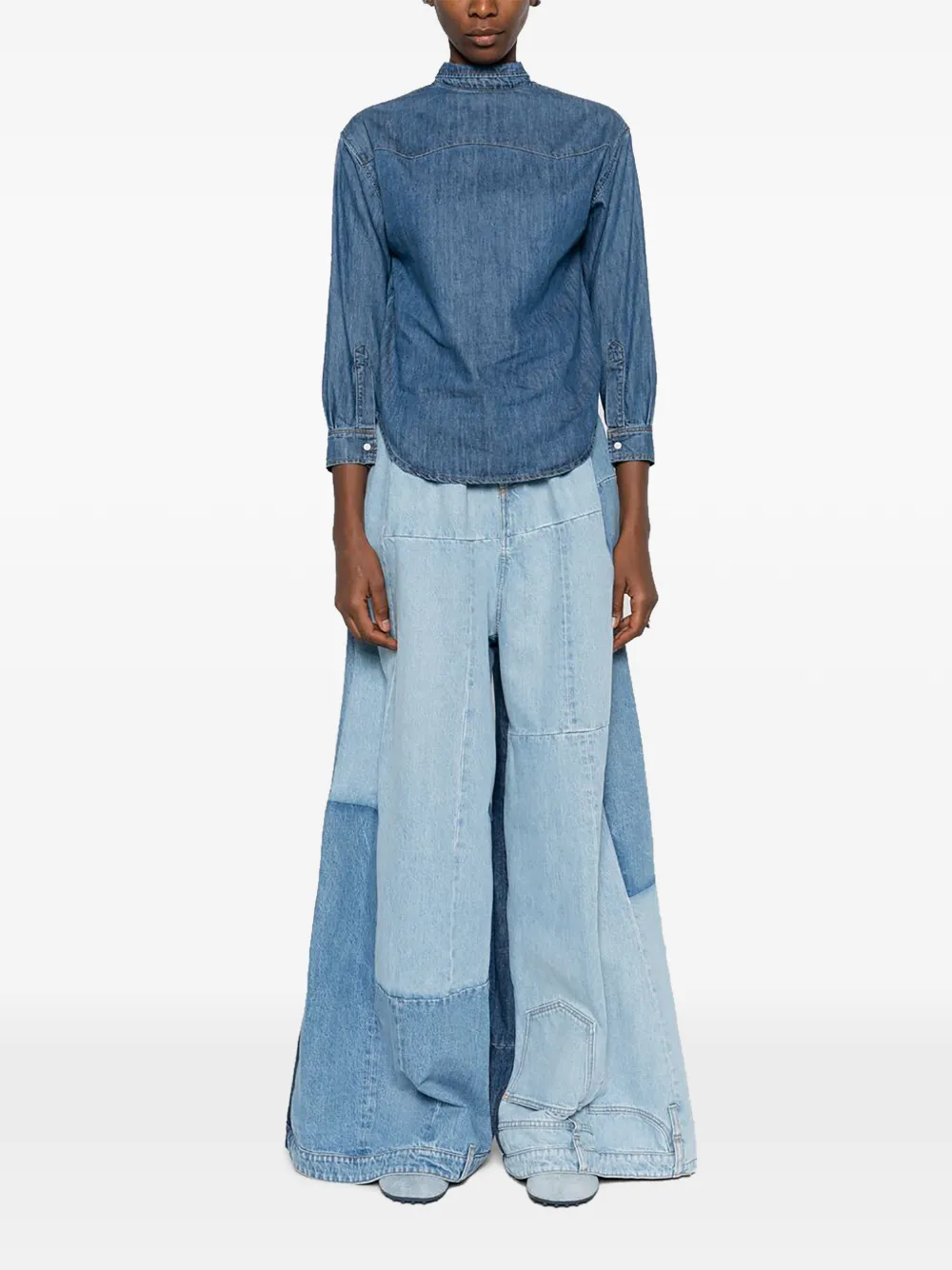 A.W.A.K.E. Mode camisa de mezclilla con botones | Camisas | Image 2