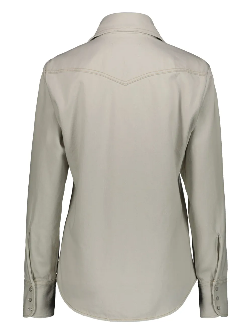 Maison Margiela Chest-pocket Shirt In Gray