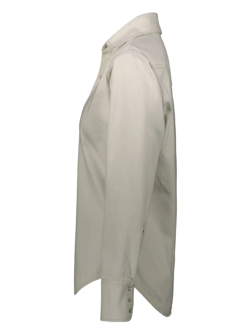 Maison Margiela Chest-pocket Shirt In Gray