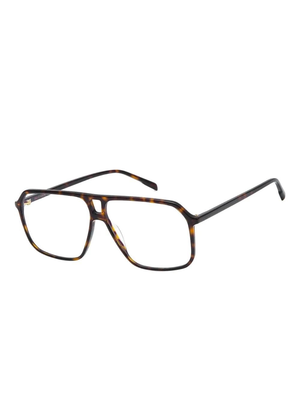 Gigi Studios Isel Geometric-frame Glasses In Brown