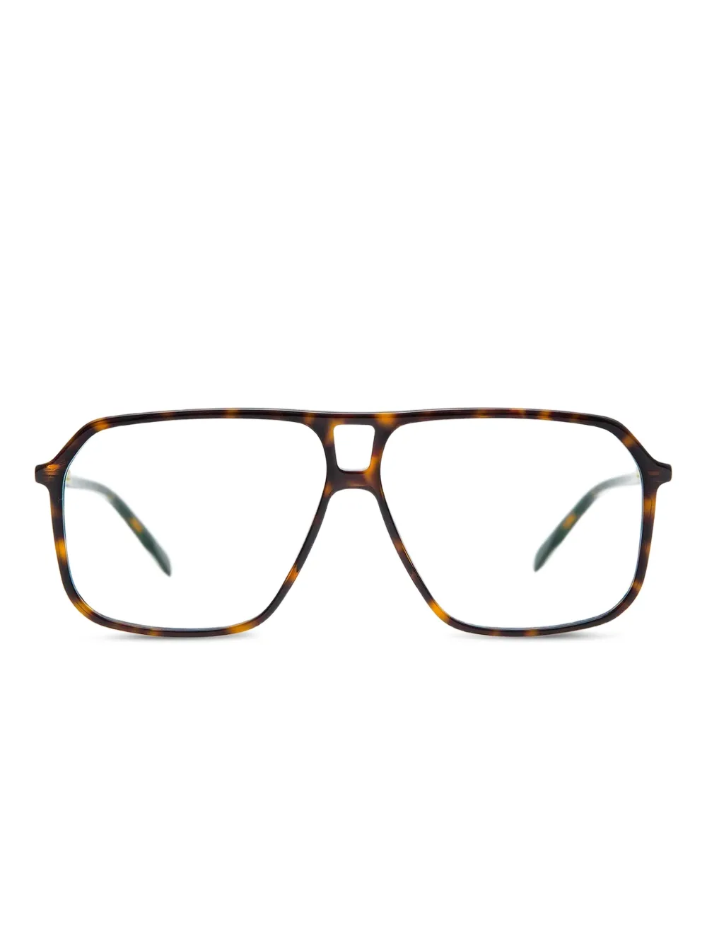 GIGI STUDIOS lentes Isel con armazón geométrica | marrón | Image 1