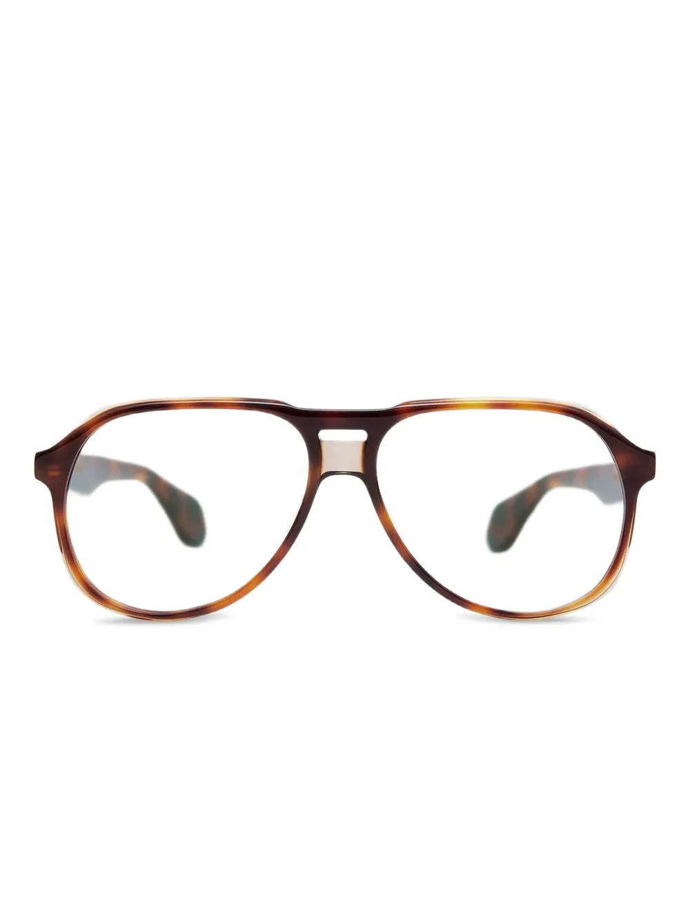 GIGI STUDIOS lunettes de vue Revivre 43 à monture pilote | marron | Image 1