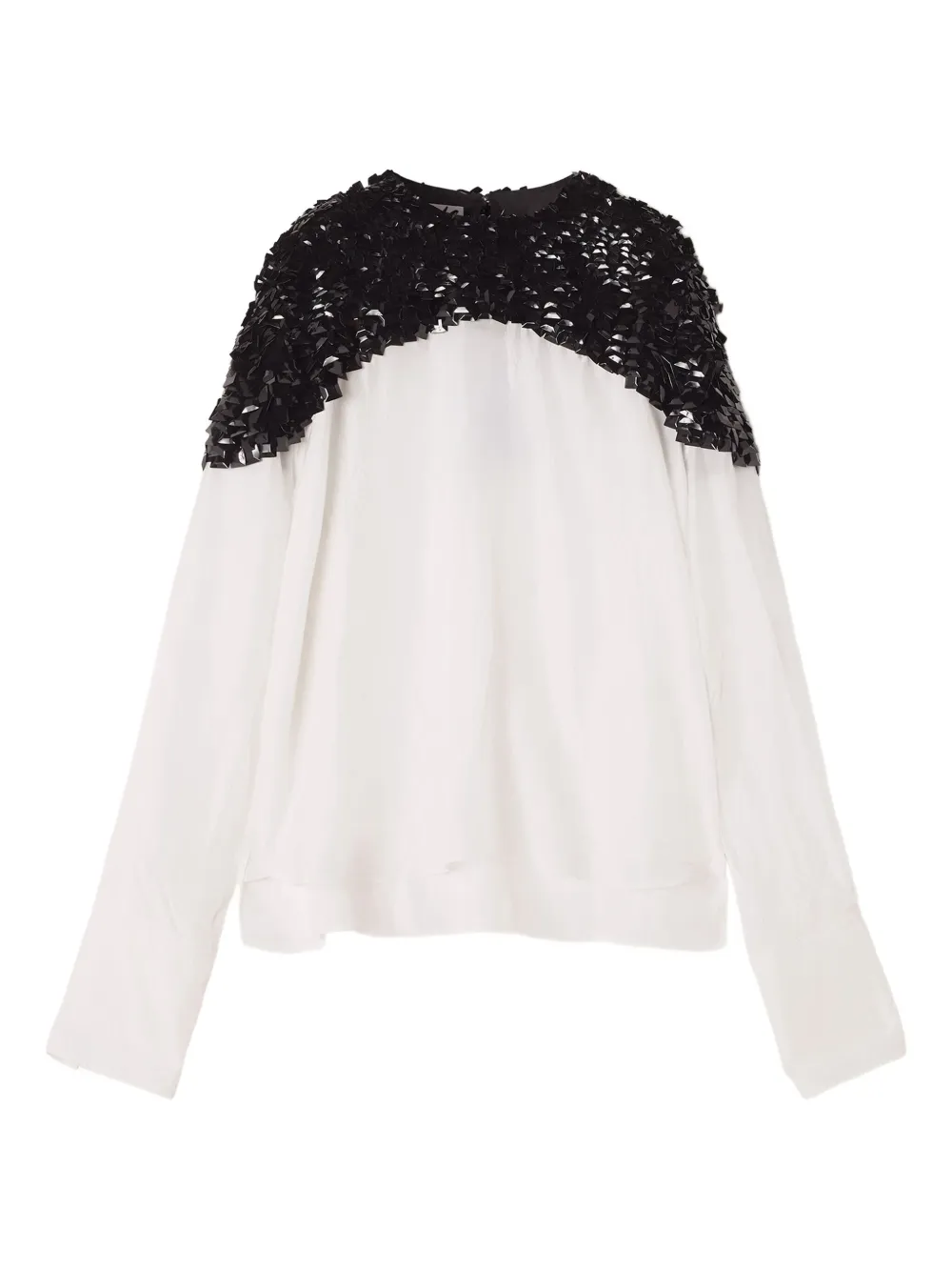 Lanvin T-shirt met pailletten Wit