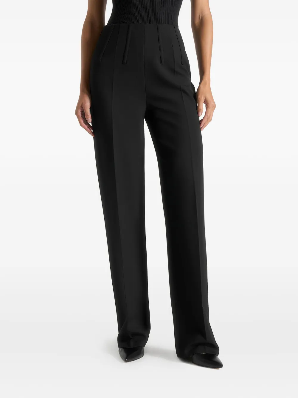 Manière De Voir Rafaela Tailored Trousers In Black