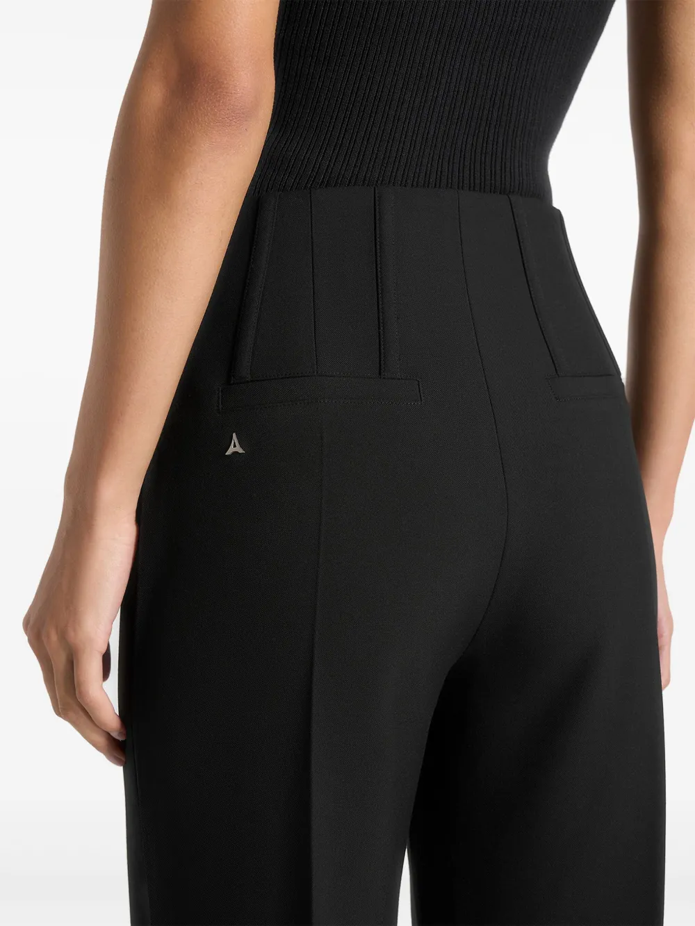Manière De Voir Rafaela Tailored Trousers In Black