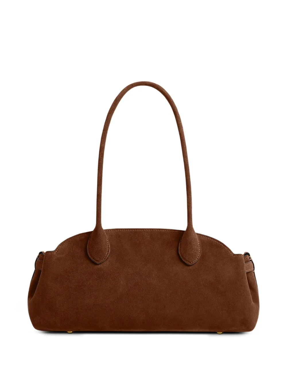 Coach Empire Carryall Suede Shoulder Bag In Brown