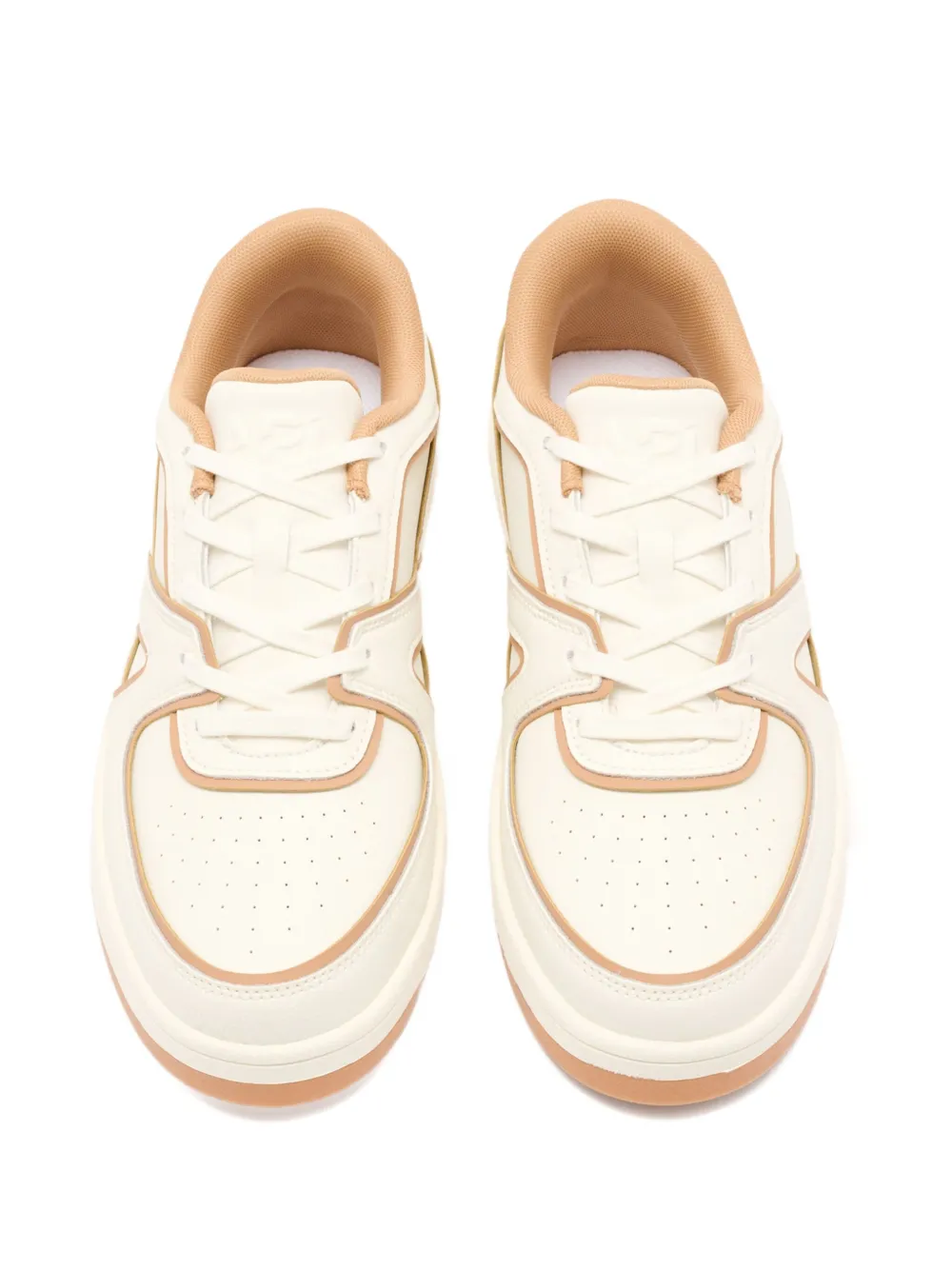 Apl Athletic Propulsion Labs Cutout Leather Sneakers In White