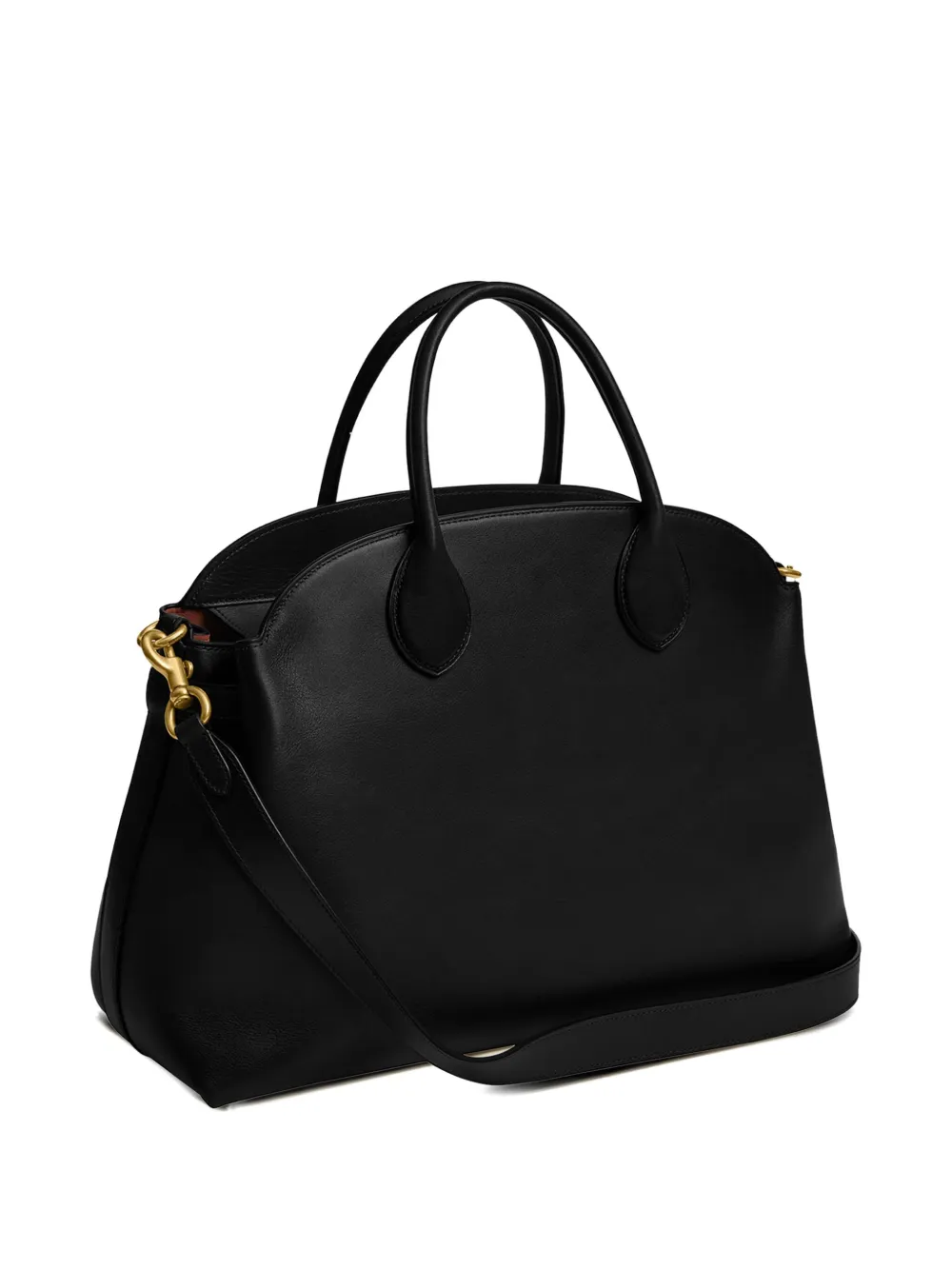 Coach Empire Carryall Leather Tote Bag In Black