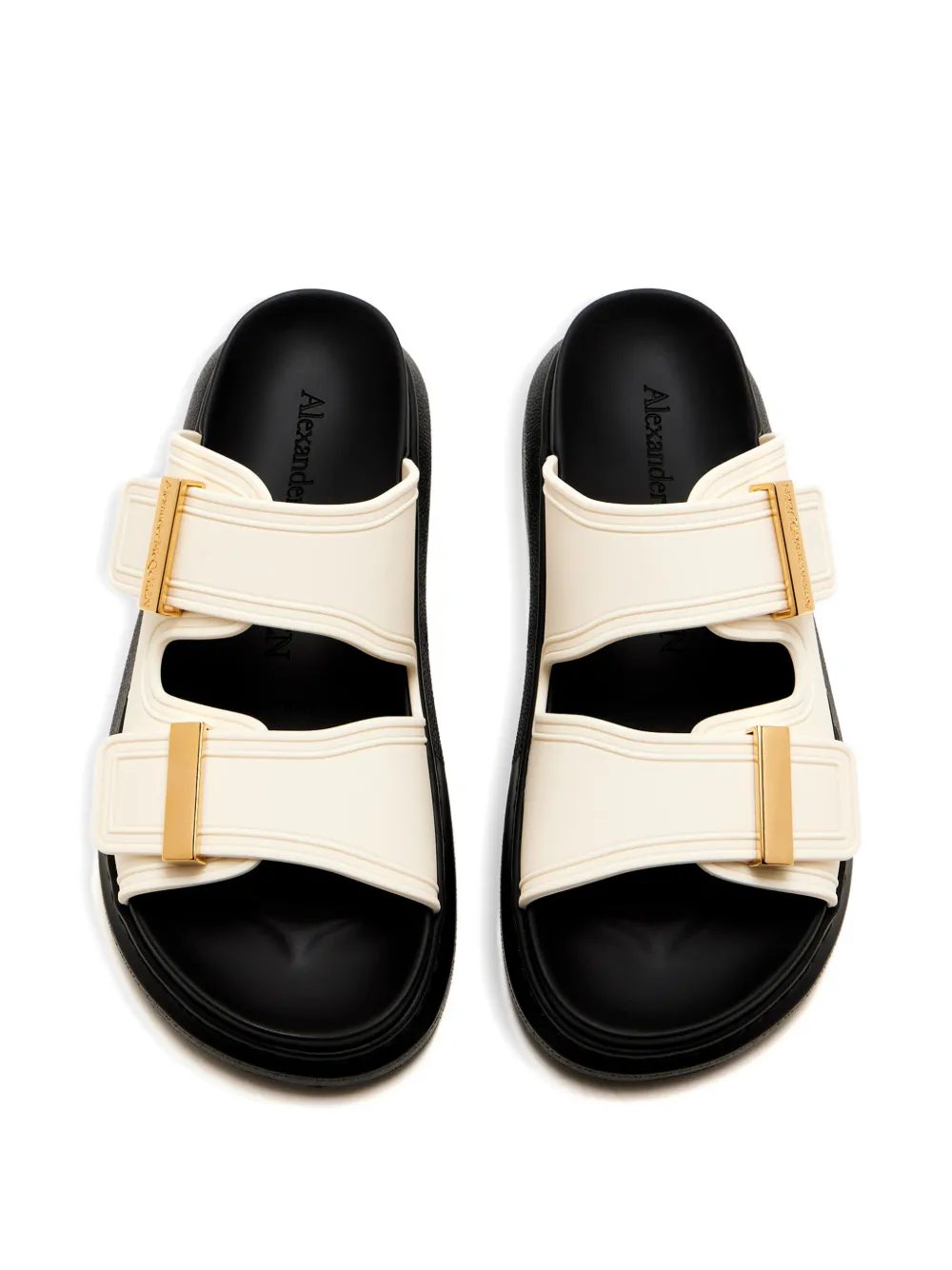 Alexander McQueen Hybrid sandalen met gesp Beige