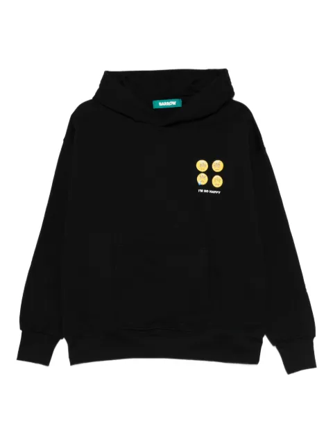 BARROW graphic-print cotton hoodie 