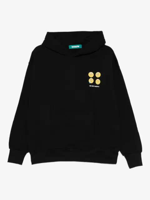 BARROW graphic-print cotton hoodie 